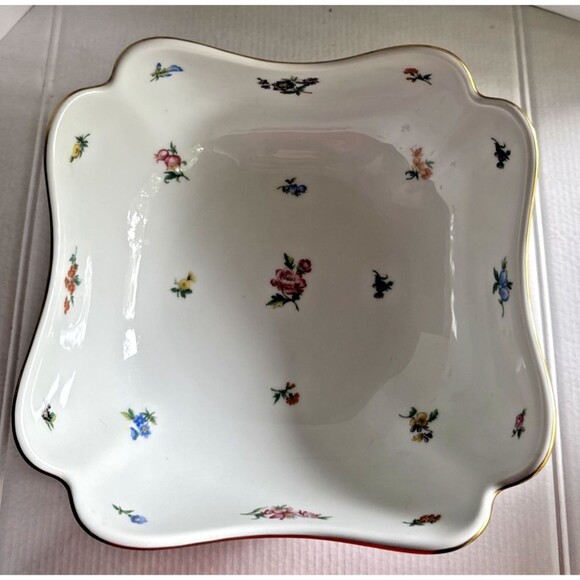 Hutschenreuther Maria Theressia Mirabelle Square Vegetable Serving Bowl 9.5” - Picture 2 of 6